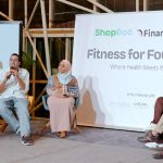 Entrepreneurs speaking at Fitness for Founders wellness event hosted by Finanshels and ShopDoc in Dubai